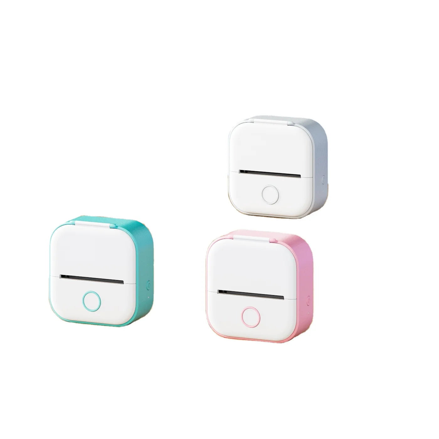Phomemo T02 Mini Thermal Portable Photo Printer for Children IOS Compatibility Printing Study Notes Pictures Stickers