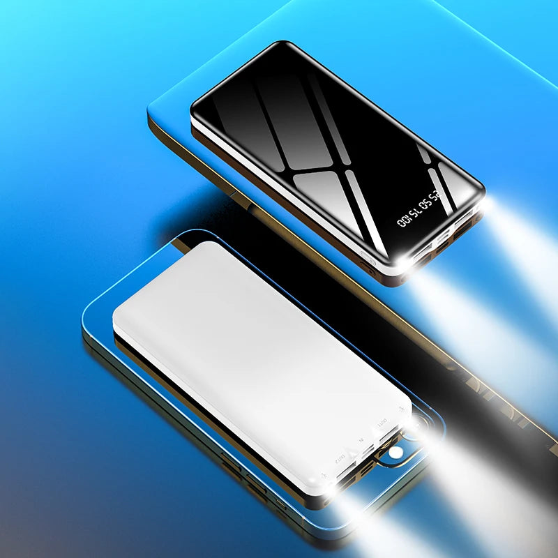 Dual Input and Dual Output, 2.1A Fast Charge 10000mAh Latest Power Bank