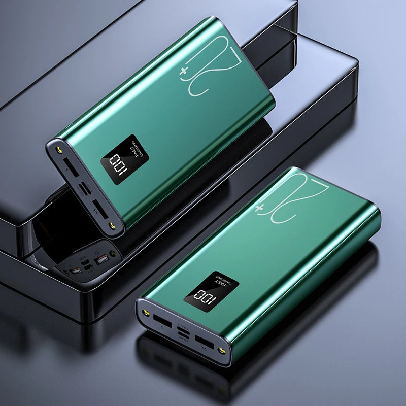 Factory Wholesale OEM Portable Charger Aluminum Alloy Material Dual USB Output Dual Input 20000mah Power Bank 10000mah