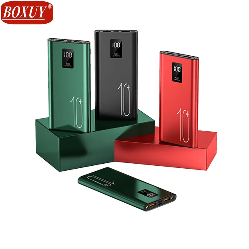 Factory Wholesale OEM Portable Charger Aluminum Alloy Material Dual USB Output Dual Input 20000mah Power Bank 10000mah