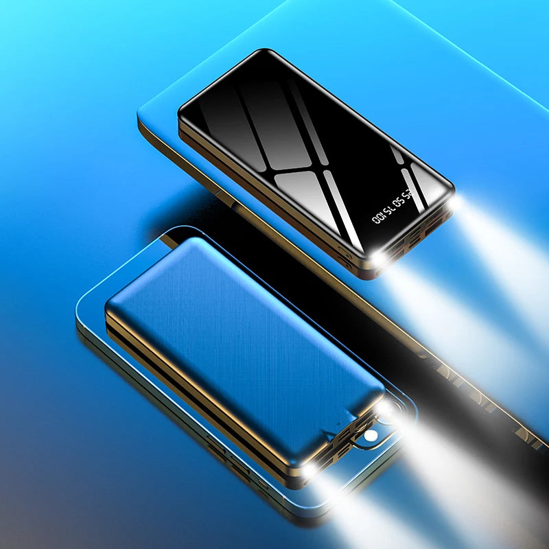 Dual Input and Dual Output, 2.1A Fast Charge 10000mAh Latest Power Bank