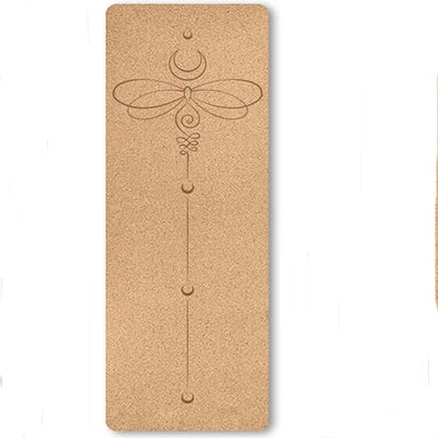 6mm Thickness Eco Friendly Cork Yoga Mat for Beginner Gym Cushion Fitness Rugs Customized