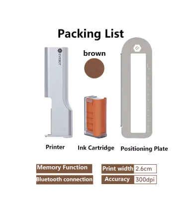 EVEBOT Printpen Food-Specific Handheld Printing on Bread Coffee Milk Tea Biscuit Pattern Logo Smart Portable Mini Small Printer