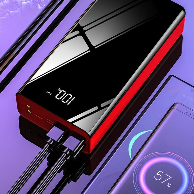 Power Bank 50000mAh Portable Fast Charging Poverbank Mobile Phone External Battery Charger Powerbank 40000 MAh for Xiaomi IPhone