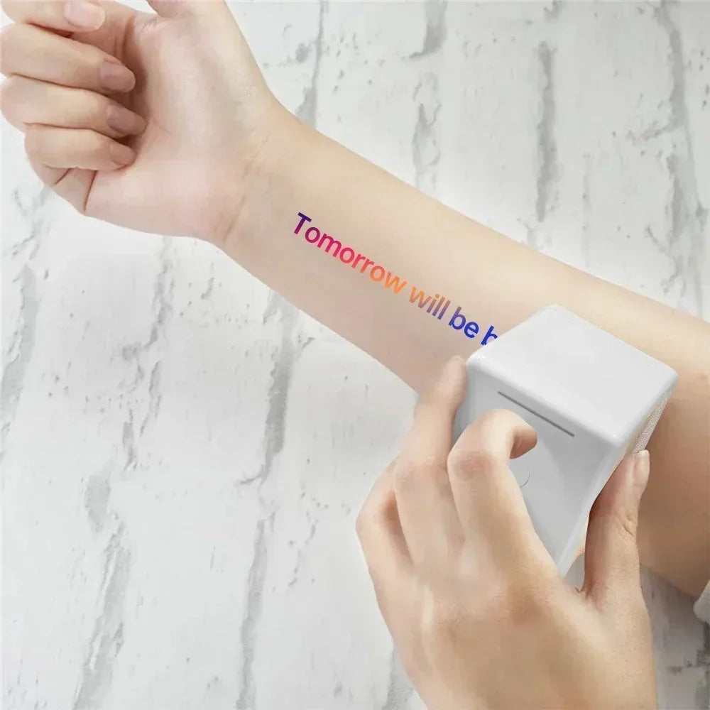 Mark Jet Mini Portable Color Printer Customized Text Smartphone Wireless Printing Handheld Inkjet Printer Tattoo Printer