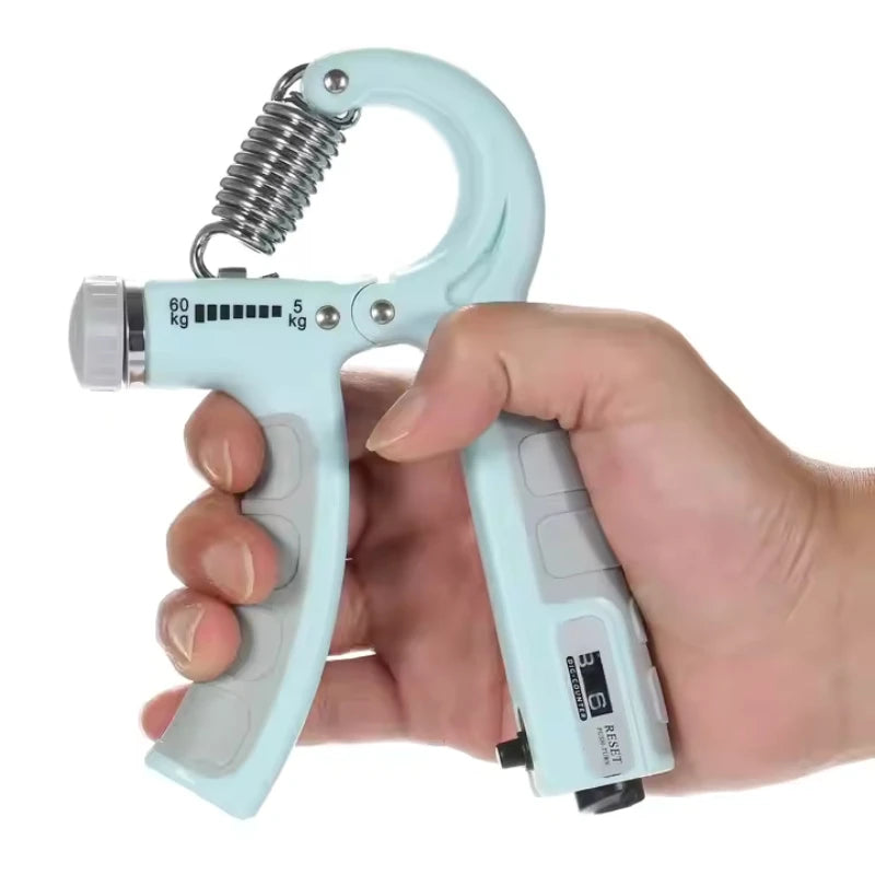 5-60kg Adjustable Hand Grip Strengthener Hand Grip Trainer With Counter Wrist Forearm And Hand Exerciser For Muscle Building