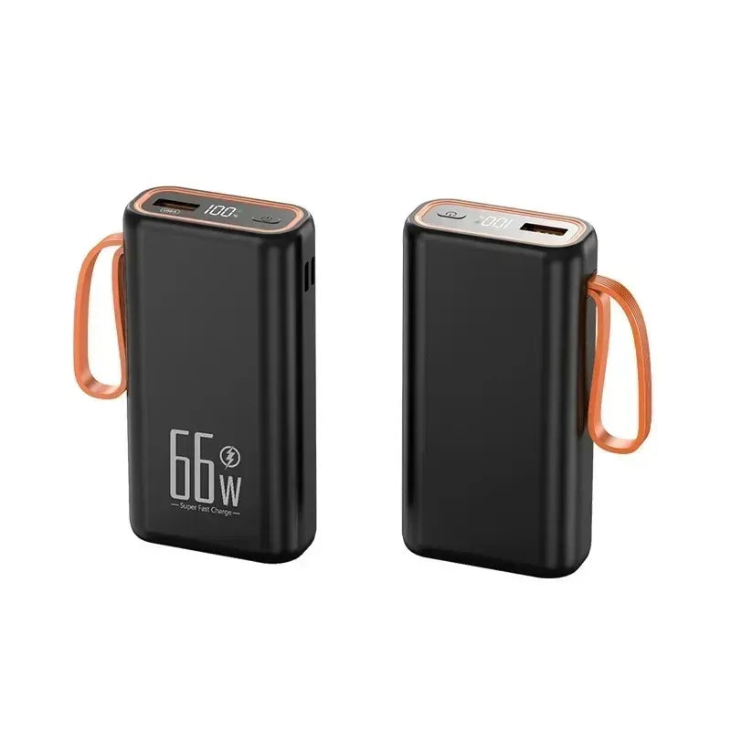 20000mAh Mini Power Bank 66W Fast Charging Power Bank Two-Way Portable External Battery Charger for IPhone Xiaomi Huawei Xiaomi