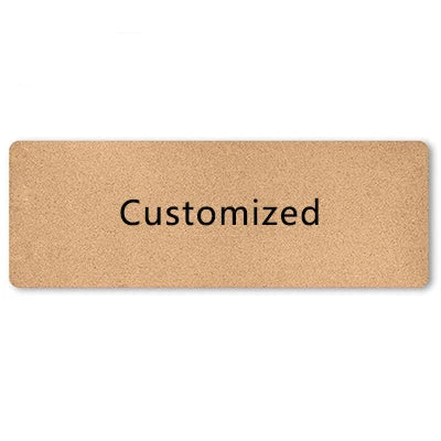6mm Thickness Eco Friendly Cork Yoga Mat for Beginner Gym Cushion Fitness Rugs Customized