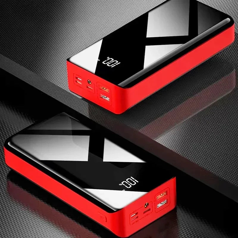 50000mAh Portable External Battery with LED Lights Digital Display Spare Battery for IPhone MINI PRO MAX Xiaomi Mobile Phone