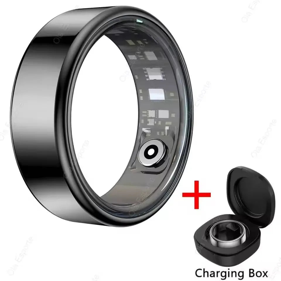 Smart Wellness Ring – Track Sleep, Heart & Sports in Style, IP68 Waterproof