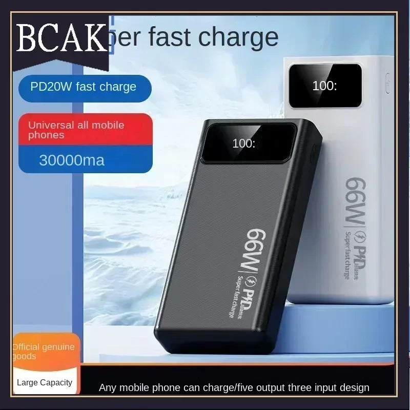 BCAK Brand store Wholesale 80000mAh BCAK Large-capacity Fast Charging 60000mAh Fast Charging Outdoor 100000mAh Mobile Power