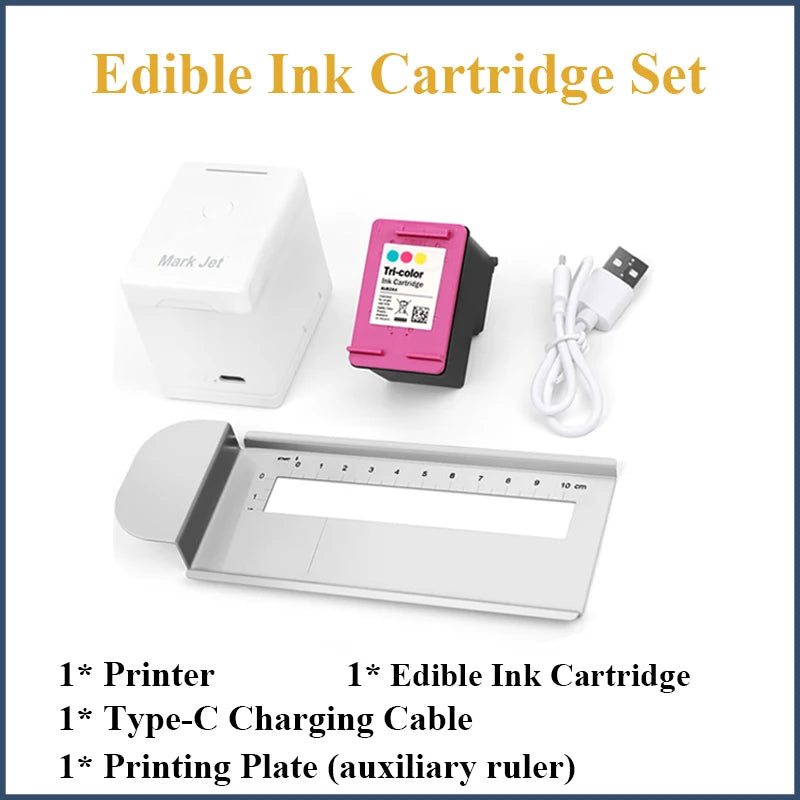 Mark Jet Mini Portable Color Printer Customized Text Smartphone Wireless Printing Handheld Inkjet Printer Tattoo Printer