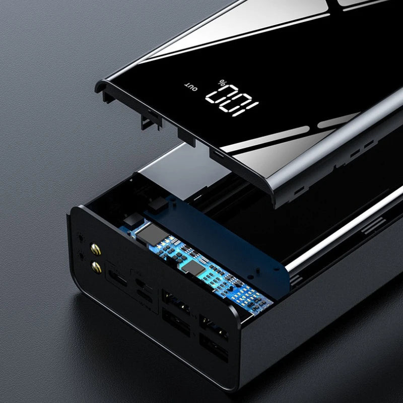 Power Bank 50000mAh Portable Fast Charging Poverbank Mobile Phone External Battery Charger Powerbank 40000 MAh for Xiaomi IPhone