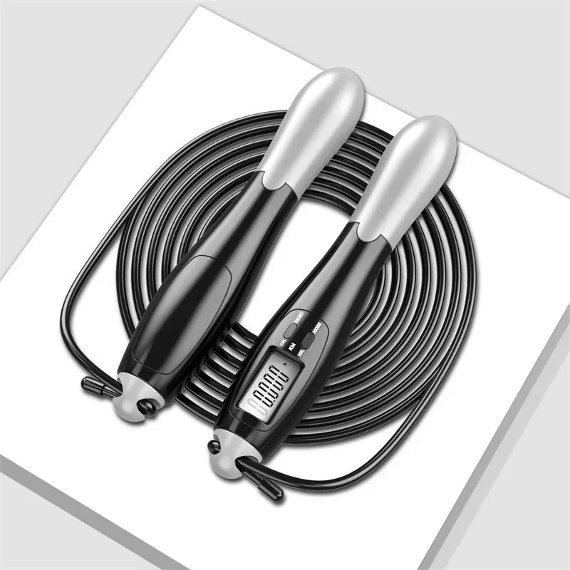 Counting Jump Rope ball Steel PVC Skipping Rope Exercise Adjustable Cordless jump rope Fitness gym Training Home Sport Equipment
