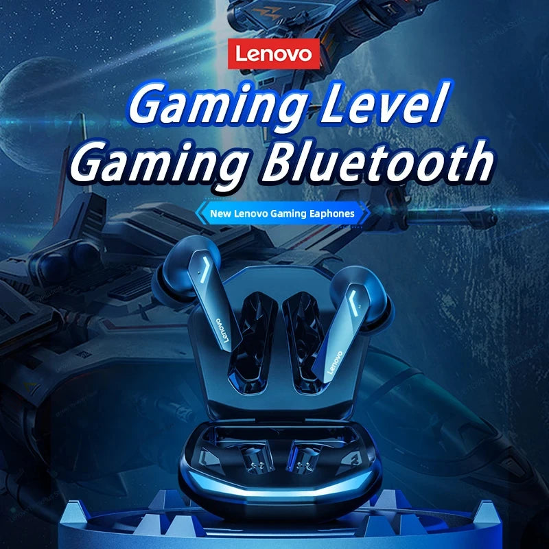 Lenovo GM2Pro Wireless Bluetooth Headset LED Light Waterproof Noise Cancelling Earbuds Wireless Headphones Bluetooth Earphones