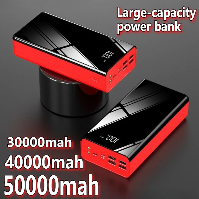 Power Bank 50000mAh Portable Fast Charging Poverbank Mobile Phone External Battery Charger Powerbank 40000 MAh for Xiaomi IPhone