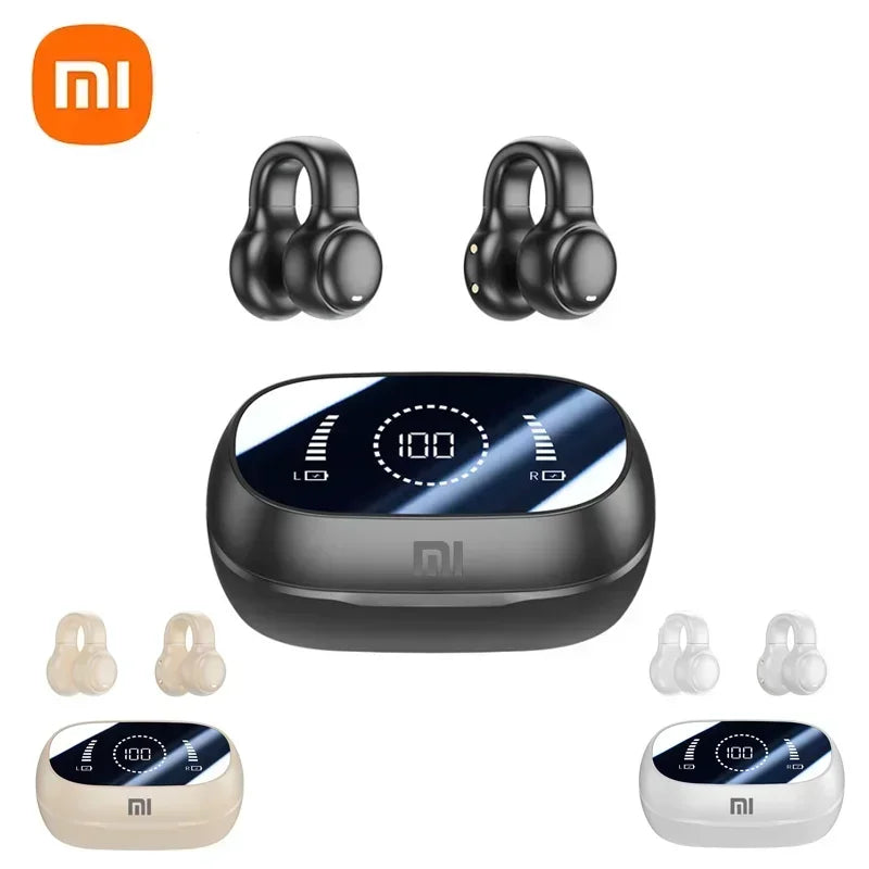 Xiaomi Wireless Earphones Hanging Sports Earphones HIFI-level Sound Quality Smart Fingerprint Touch LED Smart Display Earphones