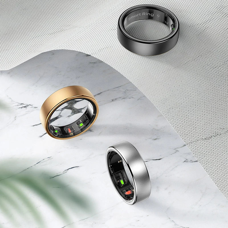 Smart Ring 2025 NEW R10 Smart Ring with Gesture Control 5ATM Waterproof Health Tracker Health Ring Smart Monitor q ring smart