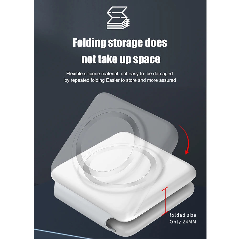 40W 3in1 Magnetic Wireless Charger Pad Stand for iPhone15 14 13 12 Pro Max Airpods iWatch 8 Fast Wireless Charging Dock Station