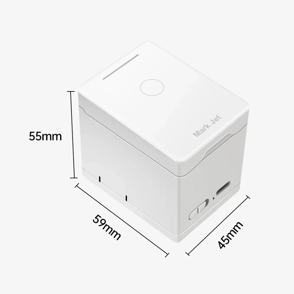 Mark Jet Mini Portable Color Printer Customized Text Smartphone Wireless Printing Handheld Inkjet Printer Tattoo Printer