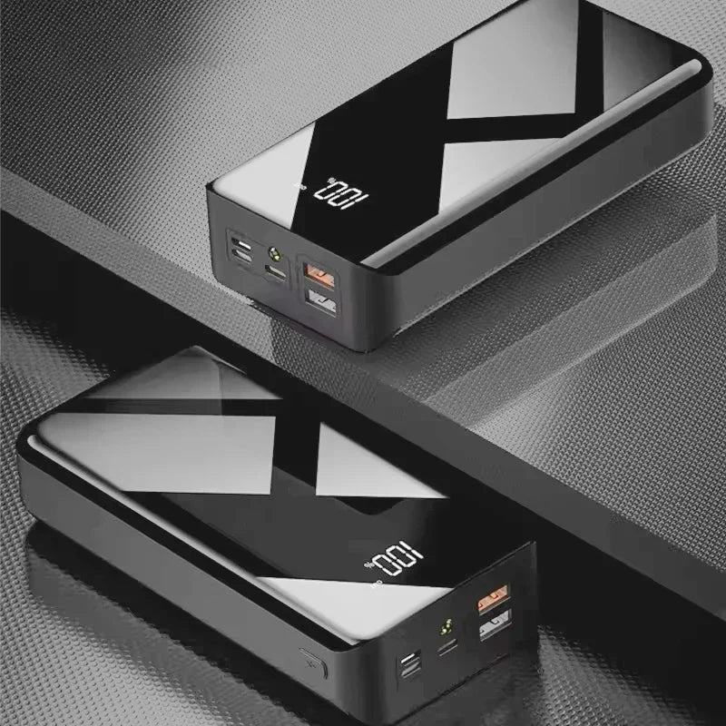 50000mAh Portable External Battery with LED Lights Digital Display Spare Battery for IPhone MINI PRO MAX Xiaomi Mobile Phone