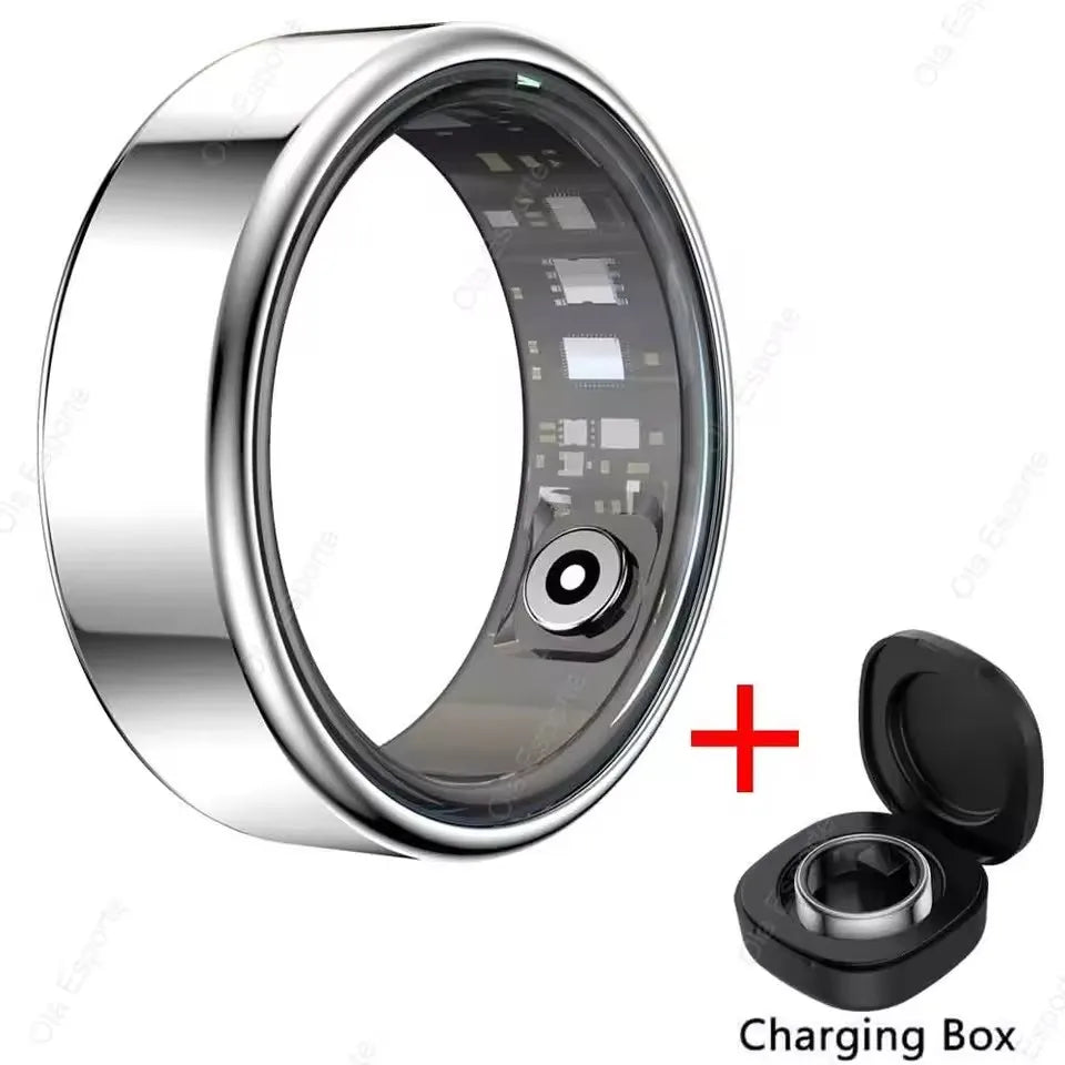 Smart Wellness Ring – Track Sleep, Heart & Sports in Style, IP68 Waterproof