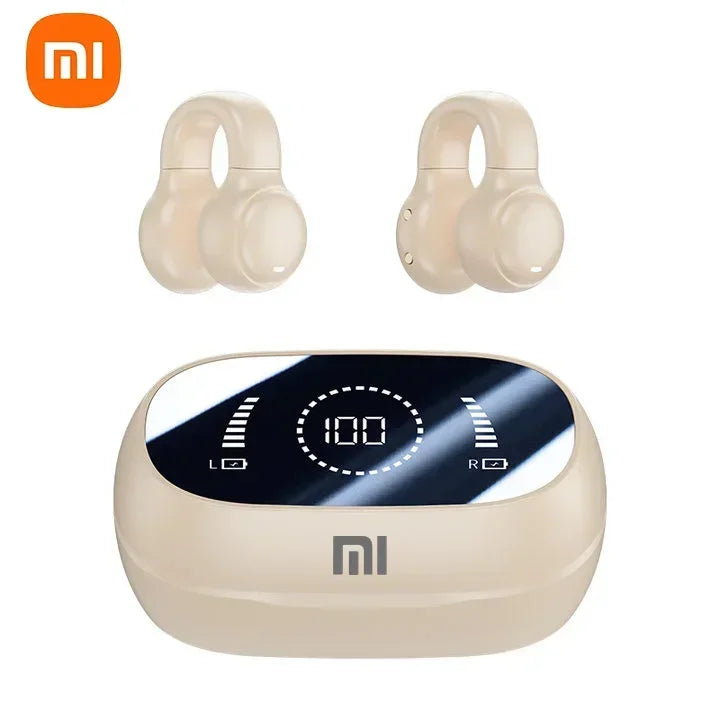 Xiaomi Wireless Earphones Hanging Sports Earphones HIFI-level Sound Quality Smart Fingerprint Touch LED Smart Display Earphones