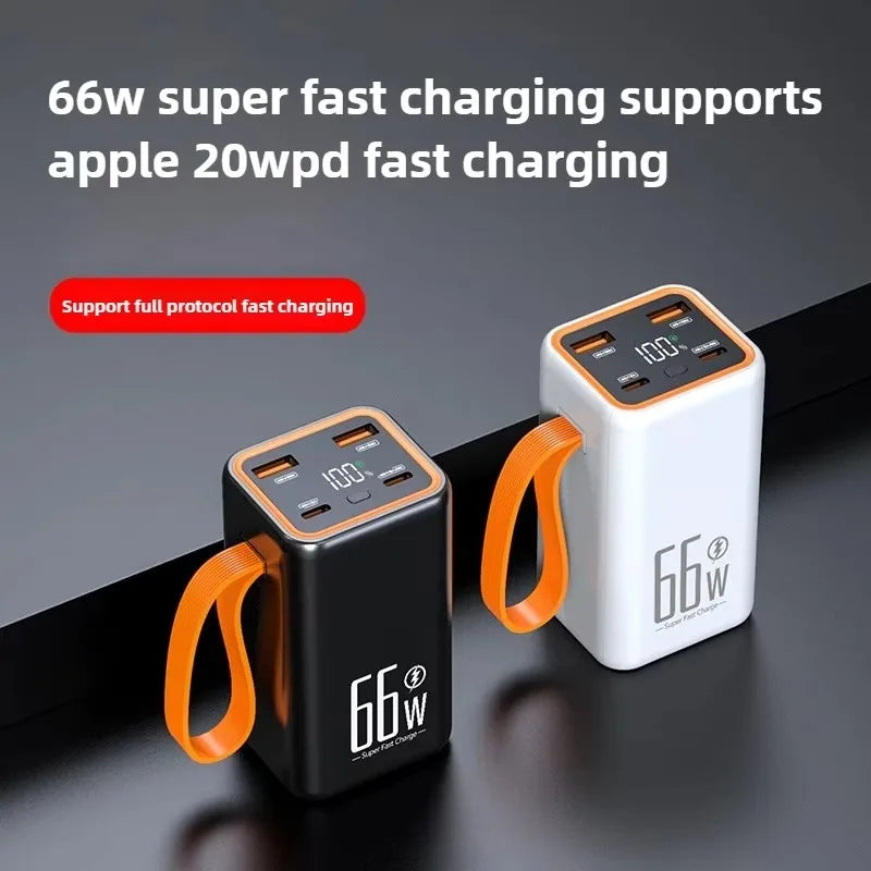 20000mAh Mini Power Bank 66W Fast Charging Power Bank Two-Way Portable External Battery Charger for IPhone Xiaomi Huawei Xiaomi