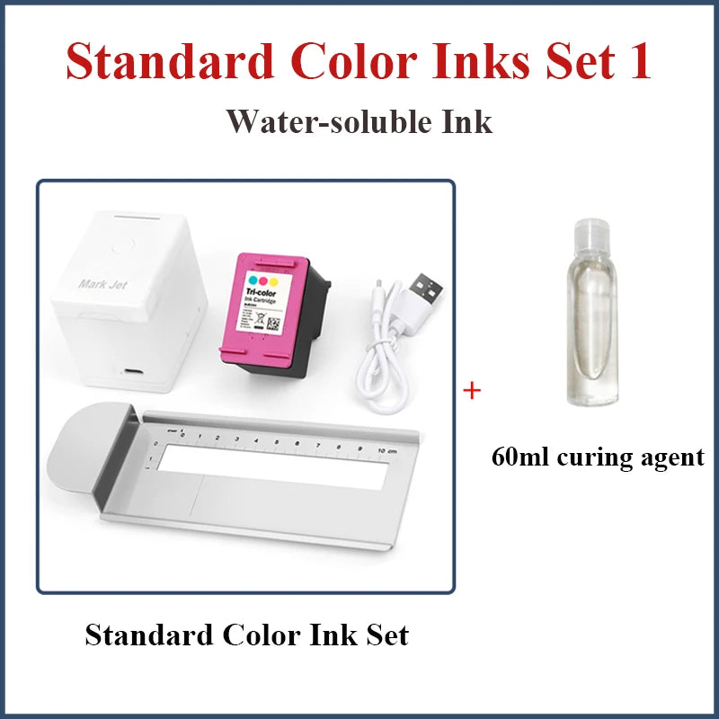 Mark Jet Mini Portable Color Printer Customized Text Smartphone Wireless Printing Handheld Inkjet Printer Tattoo Printer