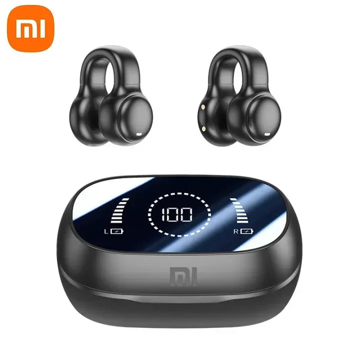 Xiaomi Wireless Earphones Hanging Sports Earphones HIFI-level Sound Quality Smart Fingerprint Touch LED Smart Display Earphones