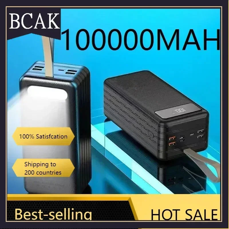 BCAK Brand store Wholesale 80000mAh BCAK Large-capacity Fast Charging 60000mAh Fast Charging Outdoor 100000mAh Mobile Power