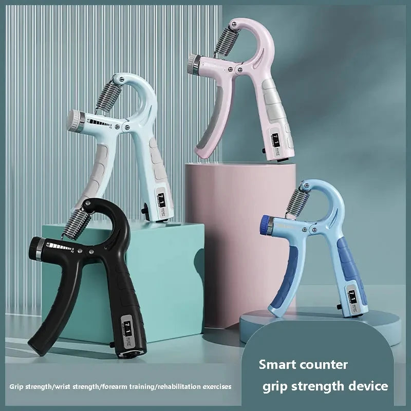 5-60kg Adjustable Hand Grip Strengthener Hand Grip Trainer With Counter Wrist Forearm And Hand Exerciser For Muscle Building