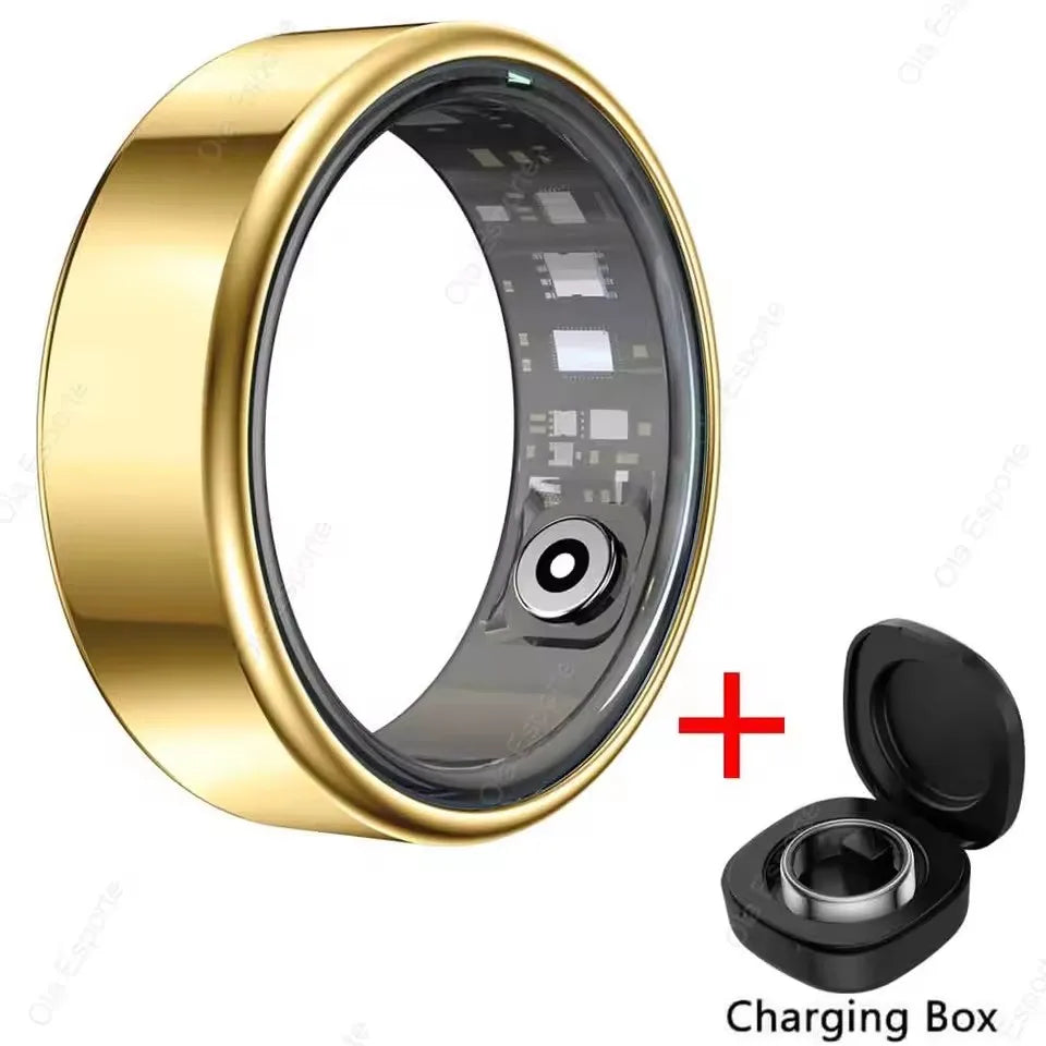 Smart Wellness Ring – Track Sleep, Heart & Sports in Style, IP68 Waterproof