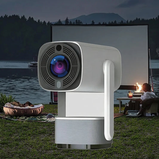 K2 Smart Android WIFI Mini Projector Full HD 1080P 4K Support LED Lamp Portable and Rechargeable for Home Theater Outdoor Use