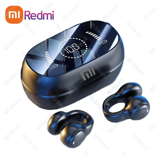 Xiaomi Wireless Earphones Hanging Sports Earphones HIFI-level Sound Quality Smart Fingerprint Touch LED Smart Display Earphones