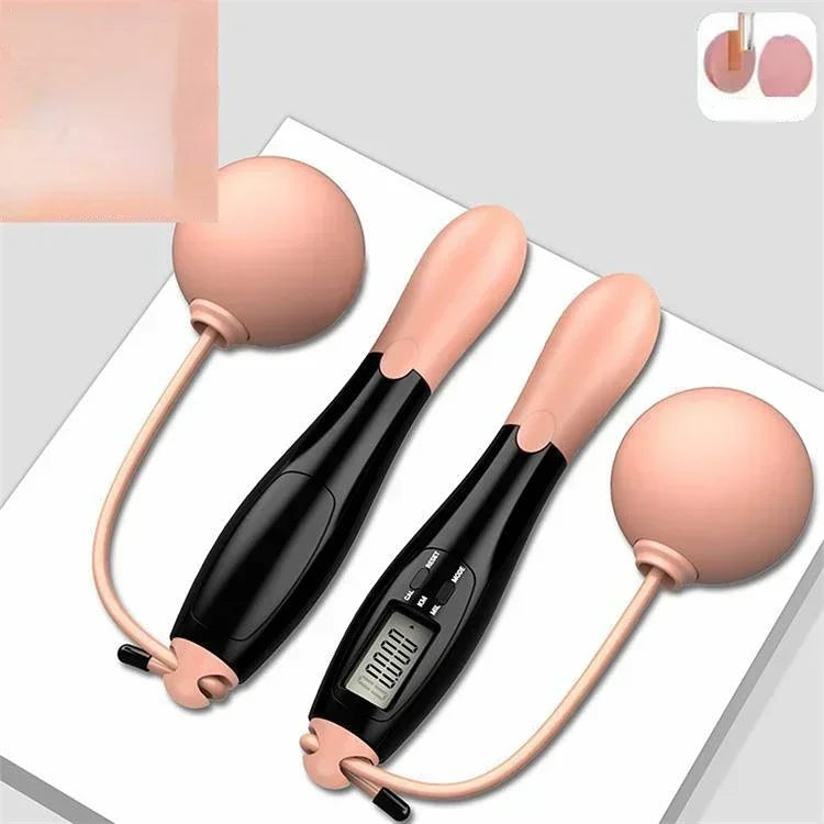 Counting Jump Rope ball Steel PVC Skipping Rope Exercise Adjustable Cordless jump rope Fitness gym Training Home Sport Equipment
