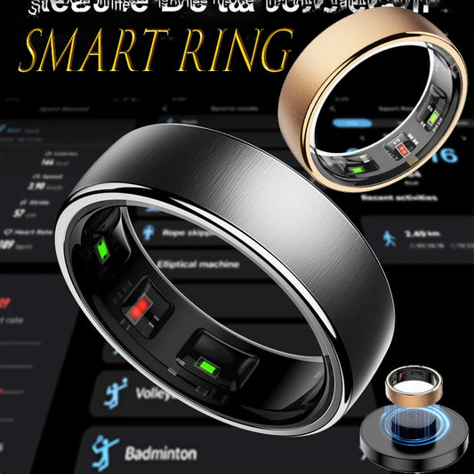 Smart Ring 2025 NEW R10 Smart Ring with Gesture Control 5ATM Waterproof Health Tracker Health Ring Smart Monitor q ring smart